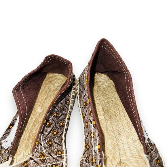 Cotheeka Natural Fiber Jute and Canvas Espadrilles Flats Brown Women's 8 - Picture 11 of 11